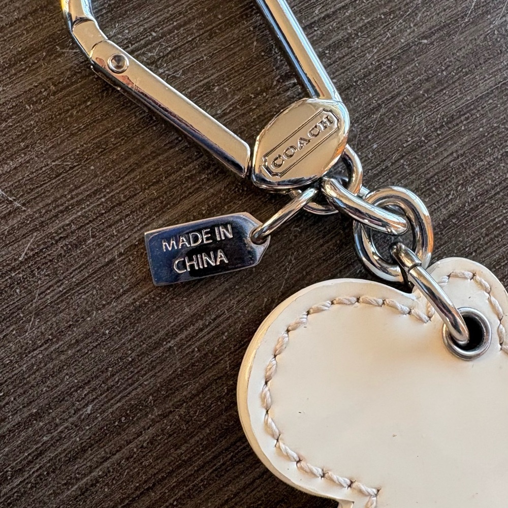 Coach LOVE Crystal Bag Charm Keychain Y2K - Picture 8 of 8